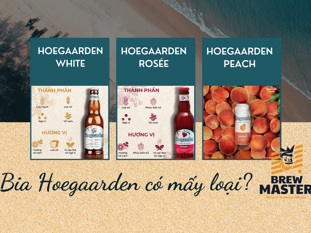 Bia Hoegaarden có mấy loại? Bao nhiêu 1 thùng, 1 chai?