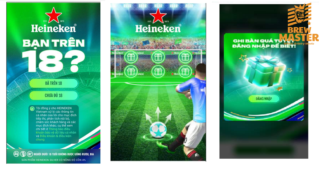 cach quet ma trung thuong Bia Heineken