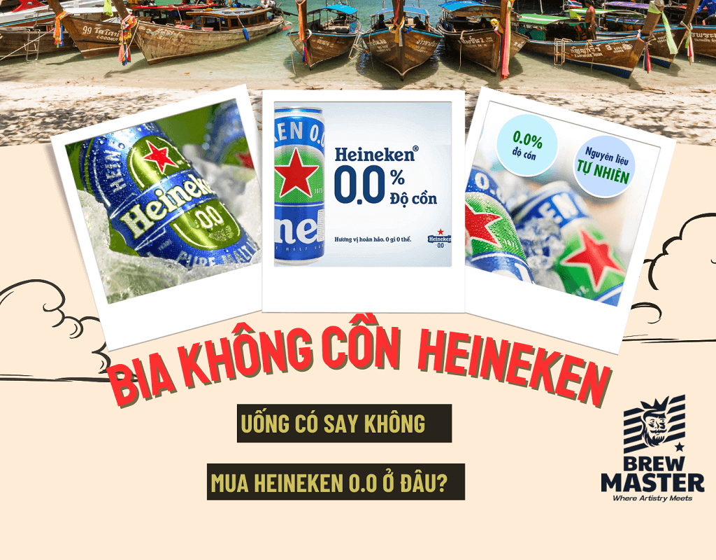 Review bia không cồn Heineken: Có say không? bán ở đâu?