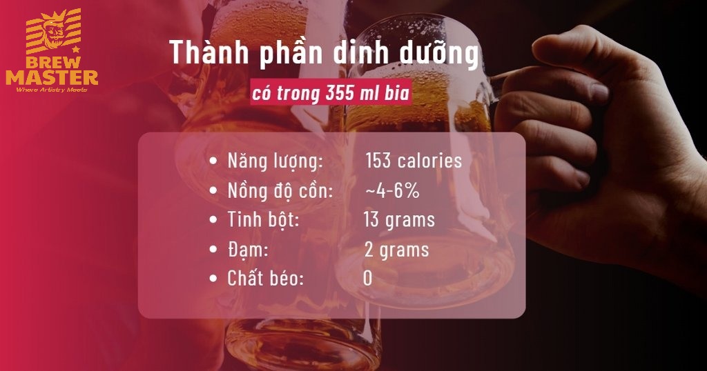 bia co chat dinh duong gi